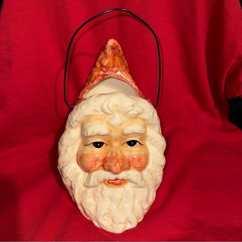 Vintage ceramic Santa Planter